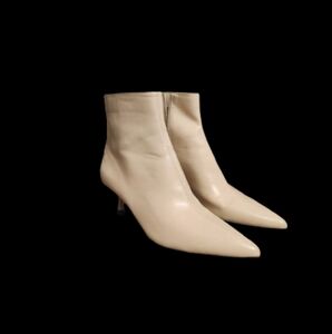 White Leather Highheels